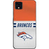 NFL Denver Broncos White Striped Google Pixel 4 XL Skin